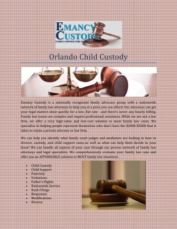 Orlando Child Custody