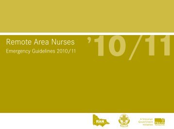 Remote Area Nurses Guidelines.pdf - Risk Lifesigns