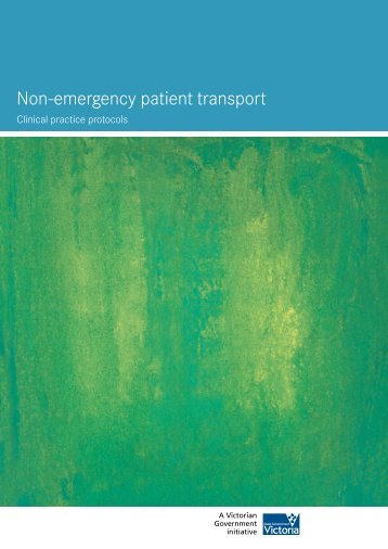 NEPT clinical practice protocols - Ambulance Victoria
