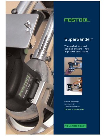 The Perfect Dry Wall sanding System - Festool Power Tools