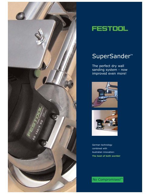 The Perfect Dry Wall sanding System Festool Power Tools