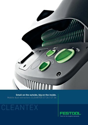 Download Cleantex Brochure (PDF) - Festool Power Tools