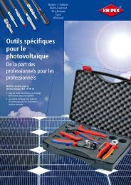 KNIPEX - Outils pour le photovoltaÃ¯que - Solairvie