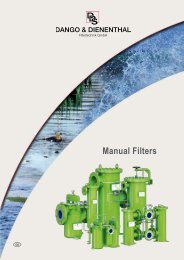 Brochure Manual Filters - DANGO & DIENENTHAL Filtertechnik GmbH