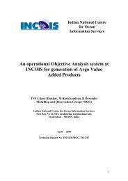 An operational Objective Analysis system at INCOIS for ... - Argo