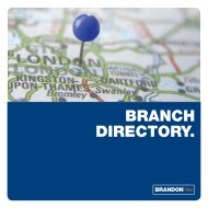 BrancH directory. - Brandon Tool Hire