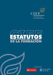 Estatutos de la FundaciÃ³n - Ciff