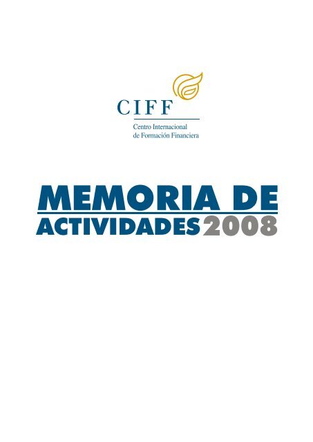 Memoria 2008 - Ciff