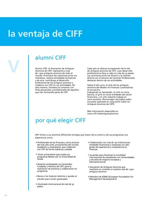 Master en Finanzas Cuantitativas - Ciff