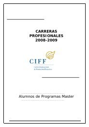 Carreras Profesionales 08-09 - Ciff