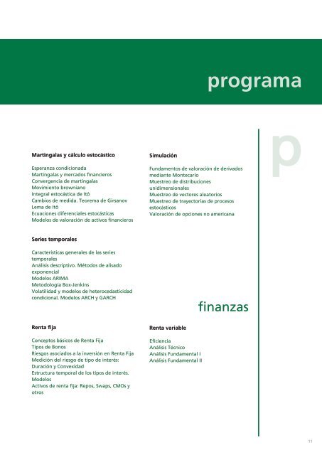 Finanzas Cuantitativas - Ciff