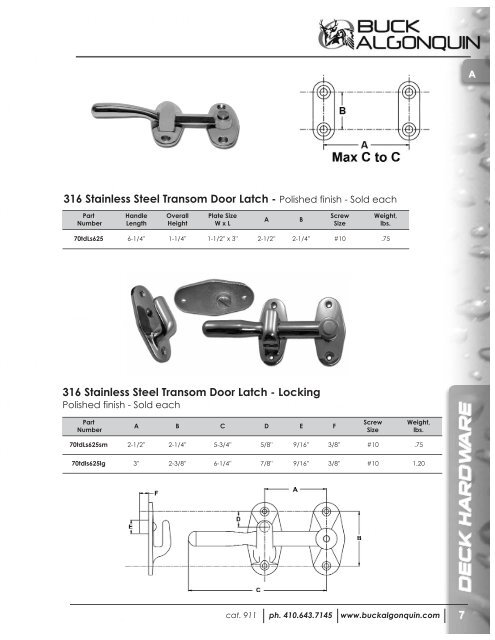 Buck Algonquin Catalog 2011 (pdf) - Jamestown Distributors