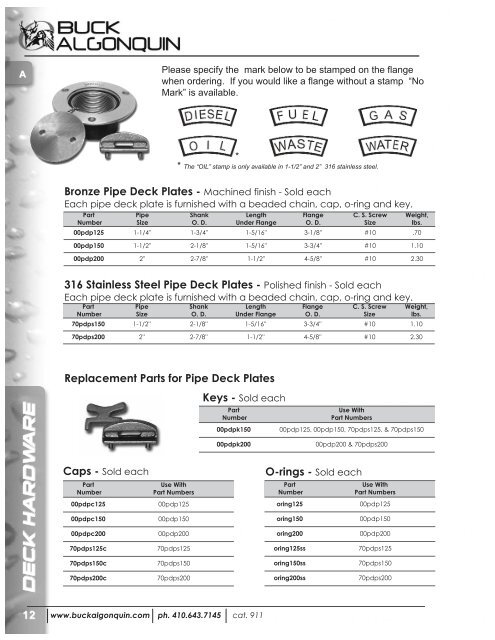 Buck Algonquin Catalog 2011 (pdf) - Jamestown Distributors