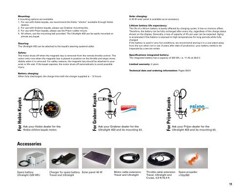 Torqeedo 2012 Catalog - Jamestown Distributors