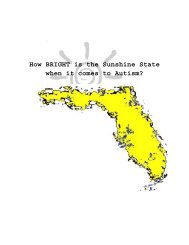 How BRIGHT is the Sunshine State when it comes to Autism?