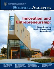 ACCENTS - FIU College of Business - Florida International University