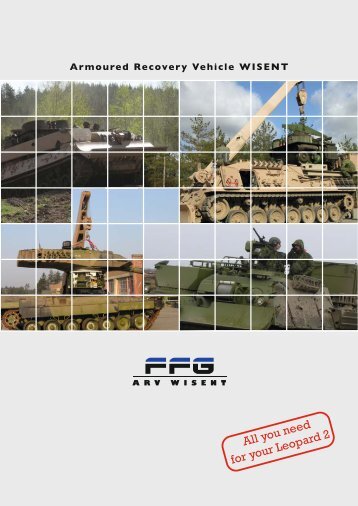 Armoured Recovery Vehicle WISENT - FFG Flensburg