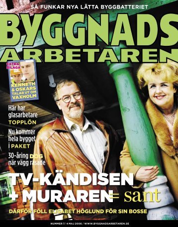 Nr 07 2006 - Byggnadsarbetaren