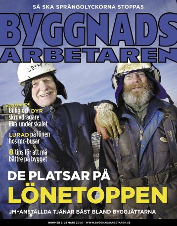 Nr 05 2006 - Byggnadsarbetaren