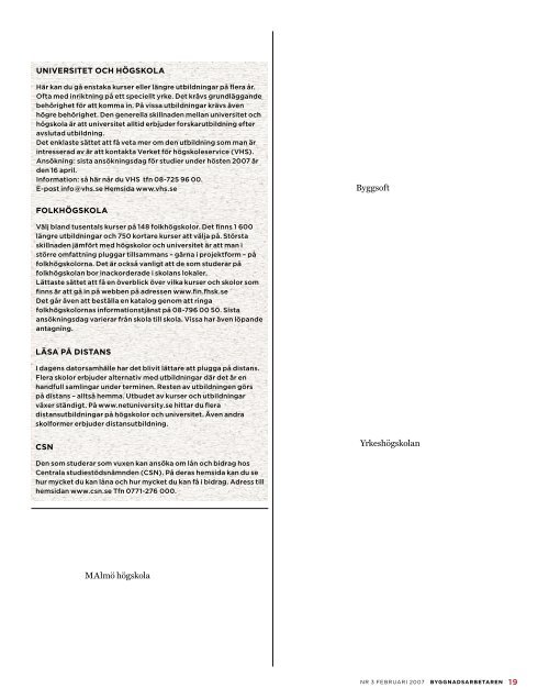 Nr 03 2007 (PDF 2,4 MB) - Byggnadsarbetaren