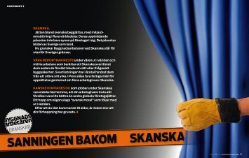 sanningen bakom skanska - Byggnadsarbetaren