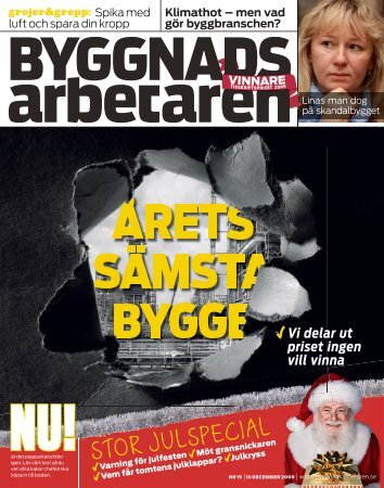 Nr 15 2009 (PDF 12,2 MB) - Byggnadsarbetaren