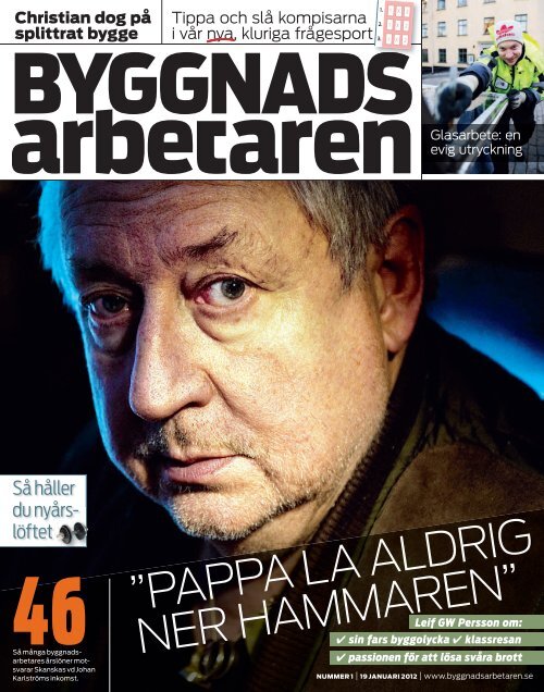 PAPPA LA ALDRIG NER HAMMAREN” - Byggnadsarbetaren