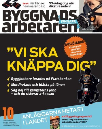 Nr 13 2009 - Byggnadsarbetaren