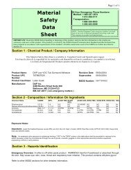 Material Safety Data Sheet - Dap