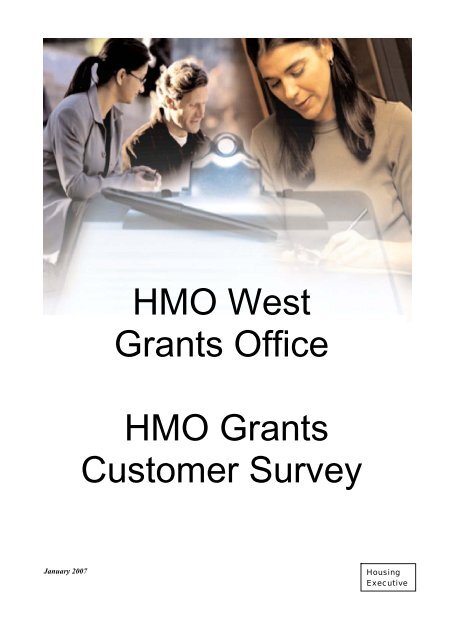 HMO west grants office - customer satisfaction survey (636 KB)