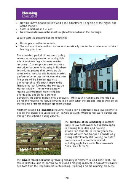 Ards District Housing Plan 2013 - Northern Ireland Housing Executive