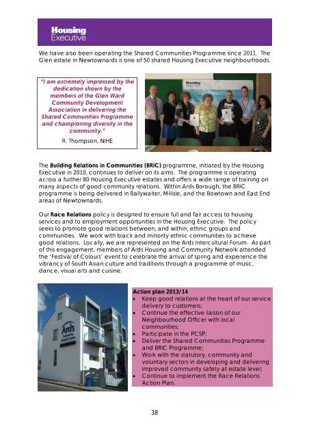 Ards District Housing Plan 2013 - Northern Ireland Housing Executive