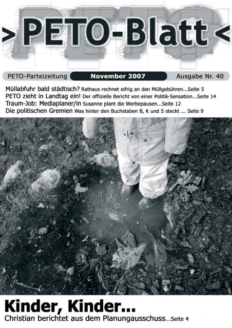 PETO-Blatt November 2007 herunterladen (pdf, 1,18 MB)