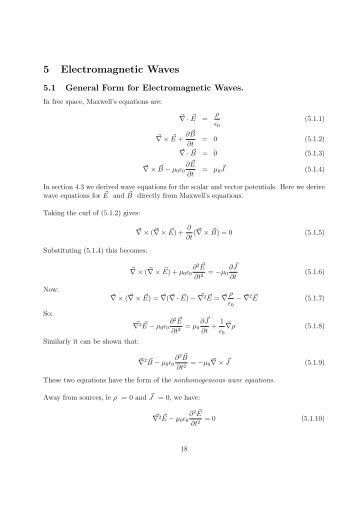 5 Electromagnetic Waves