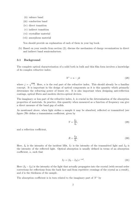 1 Introduction 2 The Haynes-Shockley Experiment