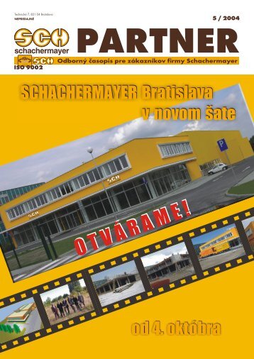 NÂ°|5 2004 - Schachermayer spol. s ro