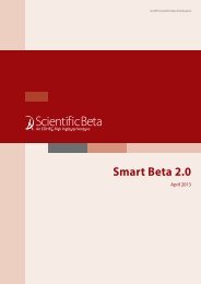 The Smart Beta 2.0 Approach - EDHEC-Risk