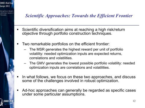 Portfolios - EDHEC-Risk