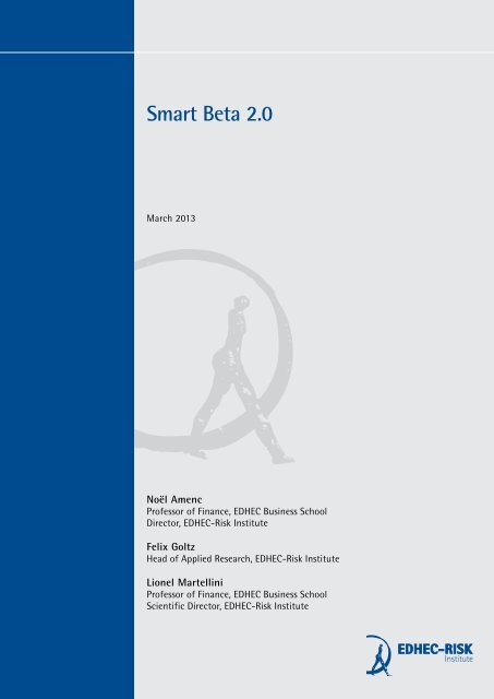 Smart Beta 2.0 - EDHEC-Risk