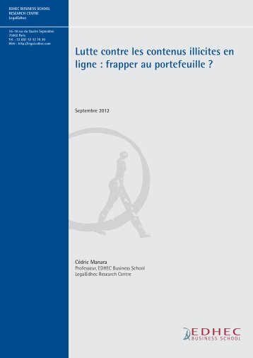 Lutte contre les contenus illicites en ligne : frapper au portefeuille ?