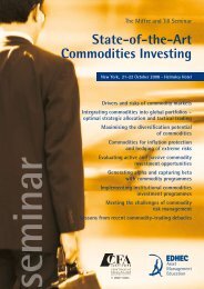 State-of-the-Art Commodities Investing - EDHEC-Risk