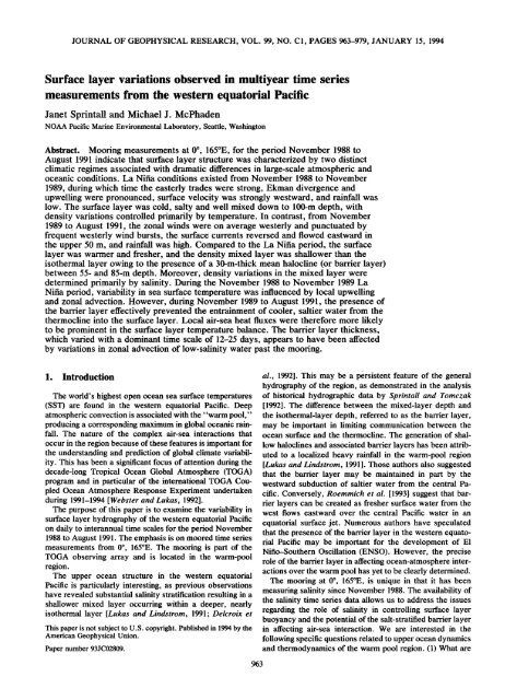 pdf reprint - Physical Oceanography Research Division