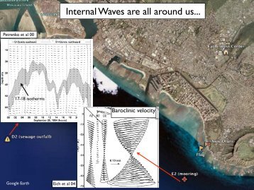Internal Waves are all around us... - Physical Oceanography ...