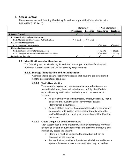 Policy 7230A - Department of Administration