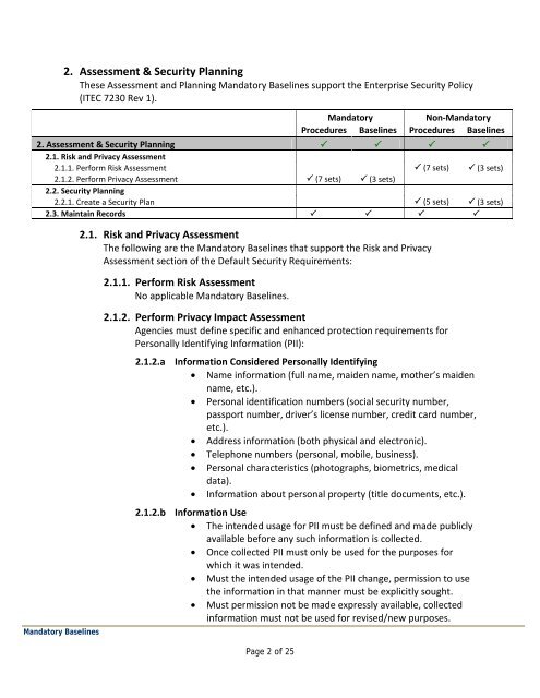 Policy 7230A - Department of Administration