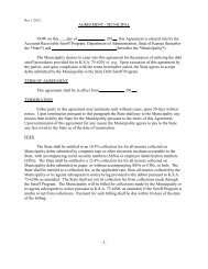 to view the setoff agreement in .pdf format - Department of ...