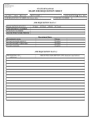 Job Requisition Form - Department of Administration
