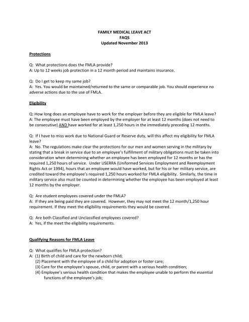 Eligibility Qualifying Reasons For FMLA Leave Department Of eligibility-qualifying-reasons-for-fmla-leave-department-of