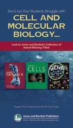 Cell and Molecular Biology... - Jones & Bartlett Learning