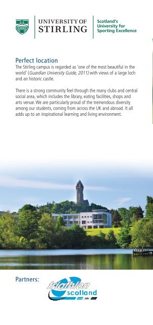 TRIATHLON SCHOLARSHIPS - University of Stirling